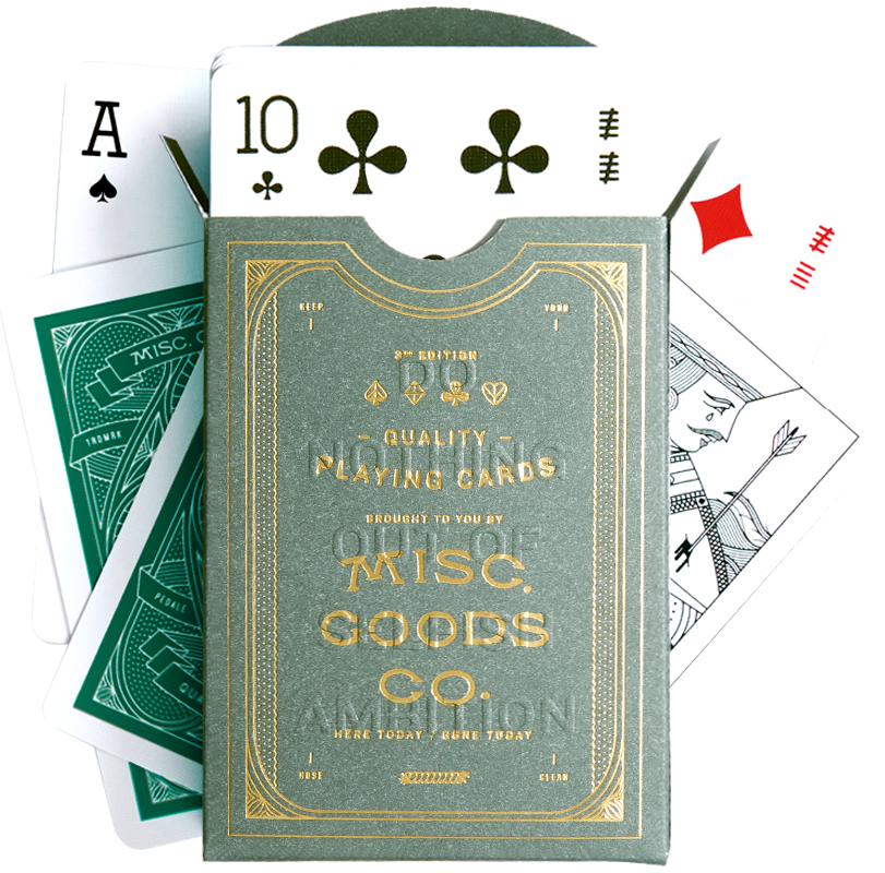 Playing Cards - Premium Grade, Made in USA – Misc. Goods Co.