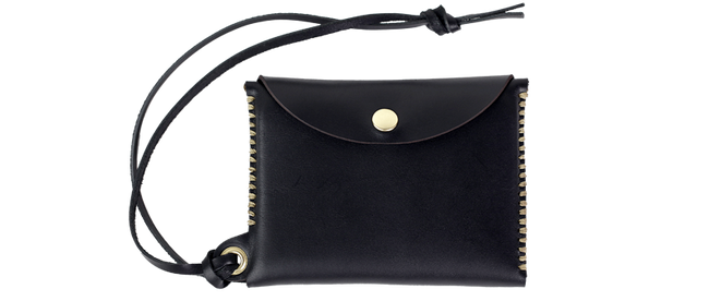 Leather Wallet Closed