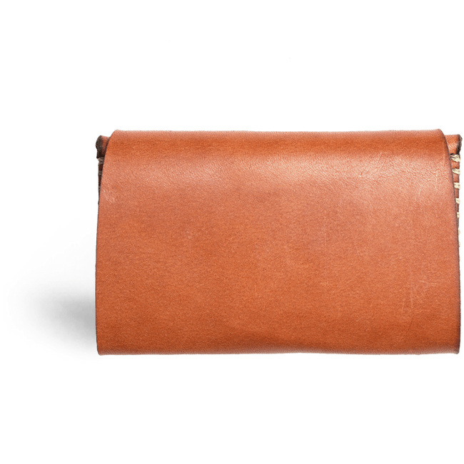 Snap Wallet Tan Back