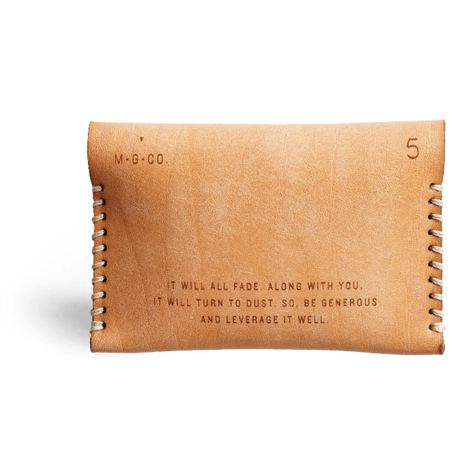 Leather Wallet Back