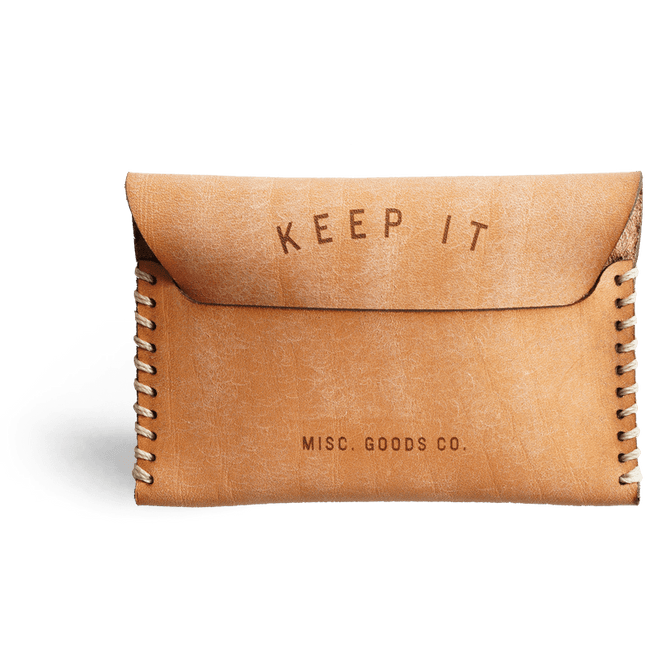 Leather Wallet Closed