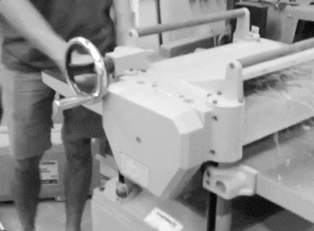 Machine cutting out inset for solid cologne cases