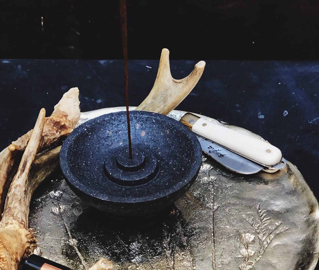 Incense on Table