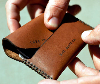 Leather Wallet Open
