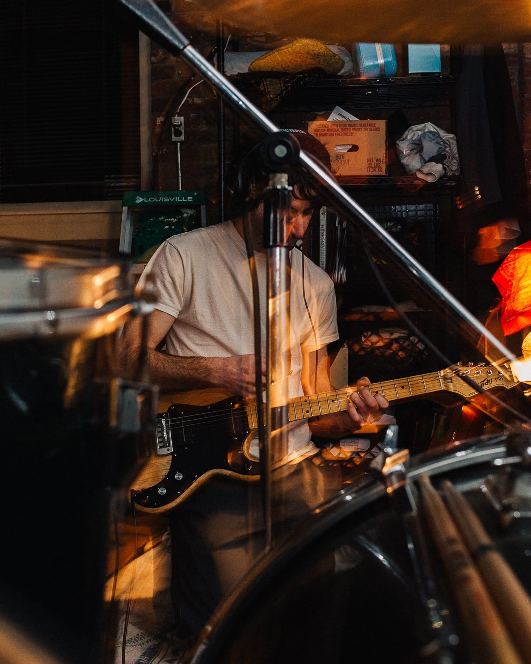 Zac playing guitar